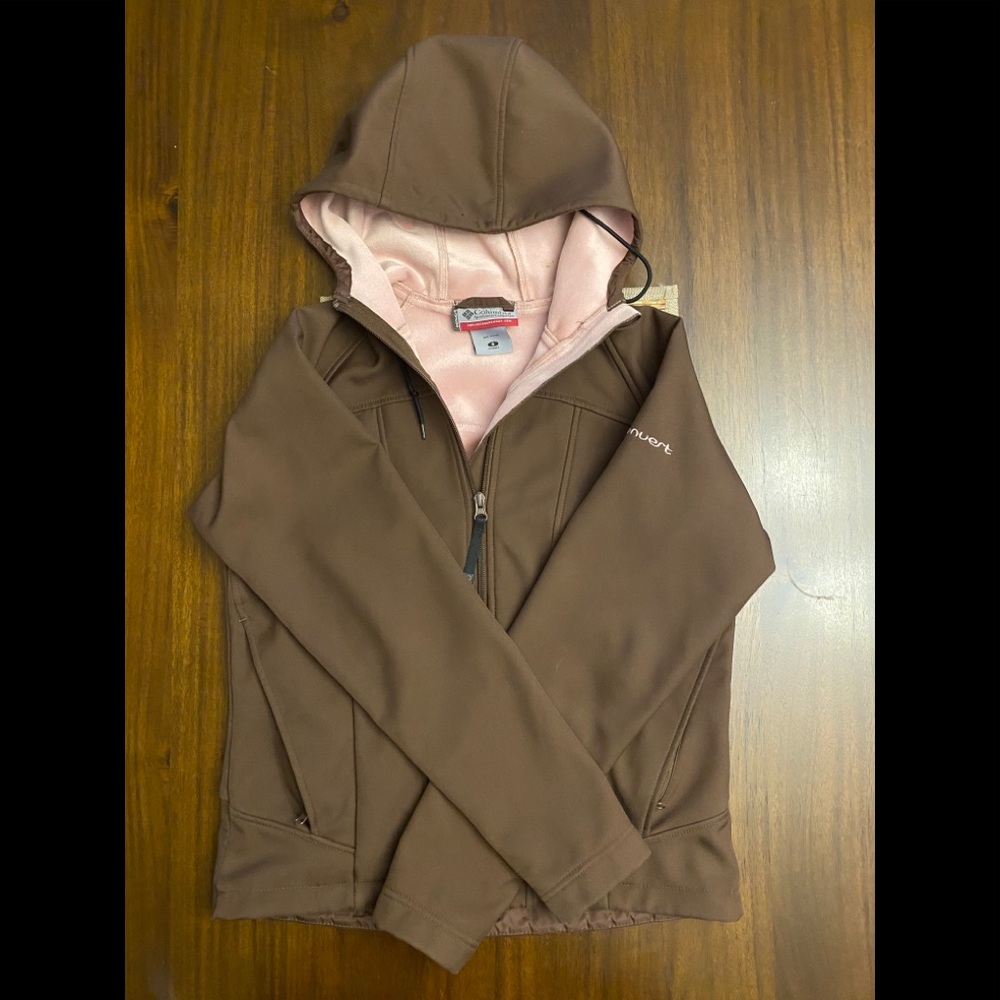 Women’s S Columbia hooded fleece jacket